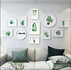 Khung hình treo tường hình chiếc lá