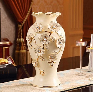 Bình sứ in hoa cao cấp 02  (H603)