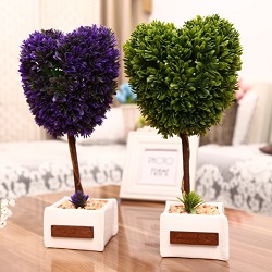Chậu trái tim nhựa (1 chậu)