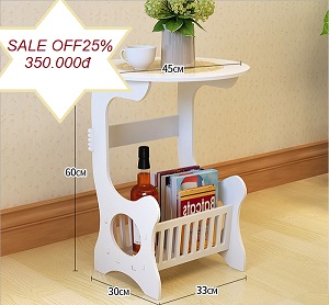 Kệ bàn trà hoa văn - giảm giá
