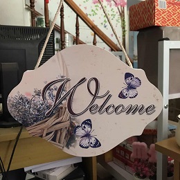 Bảng treo welcome nhỏ 02