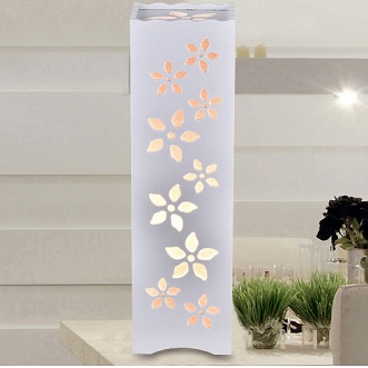 Đèn ngủ để bàn chữ nhật hoa mai 