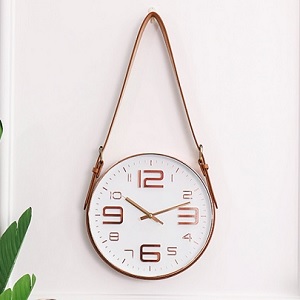 Đồng hồ treo tường dây da (hết)