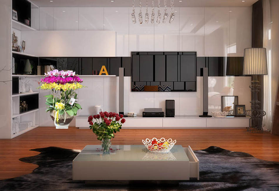 Hoa và cây giả trang trí