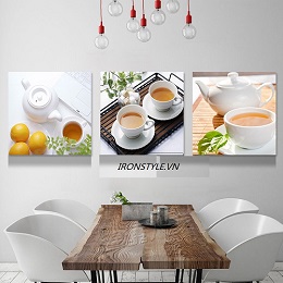 Tranh treo tường ấm trà 02
