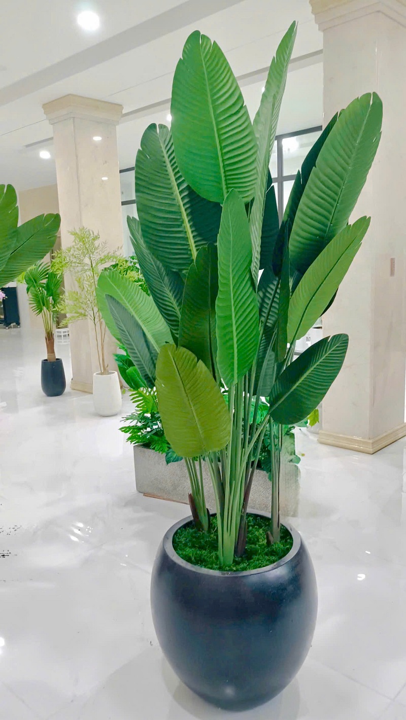 Chậu cây giả đẹp giống thật