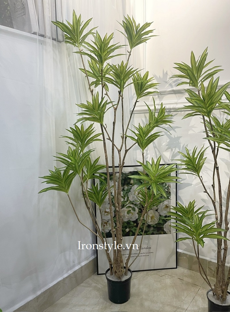 Cây thủy trúc nhân tạo trang trí đẹp giống thật