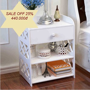 Kệ tủ đầu giường hoa văn - giảm giá