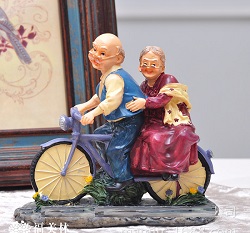 Tượng ông bà đạp xe ( Hết hàng )