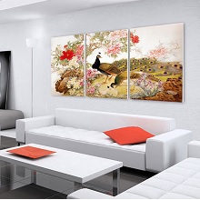 Tranh treo tường chim khổng tước 01 