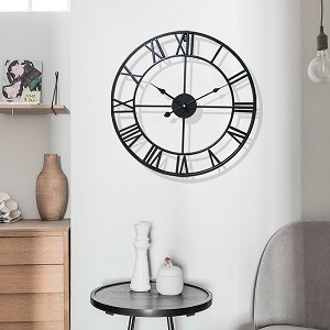 Đồng hồ treo tường sắt cổ 01
