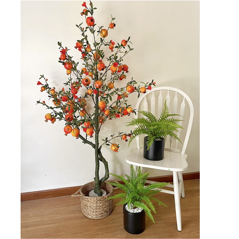 Cây lựu giả trang trí cao 1m5 (hết hàng)