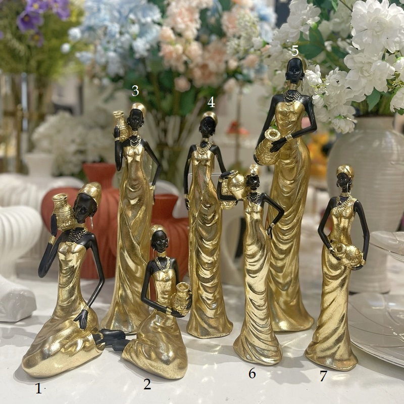 Tượng cô thôn nữ decor trang trí (bán lẻ theo mẫu)
