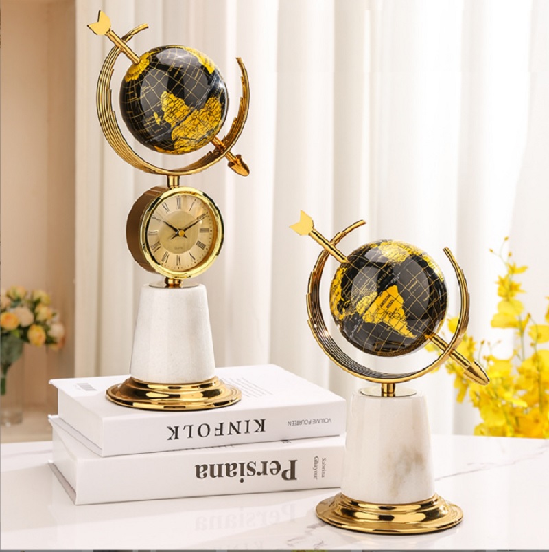 Quả địa cầu chân đá cẩm thạch (bán lẻ theo size)