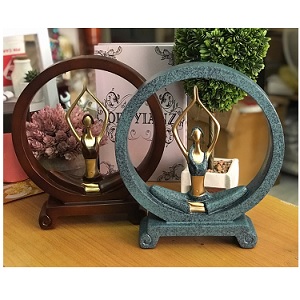 Tượng cô gái tập yoga 01 (1 cô)