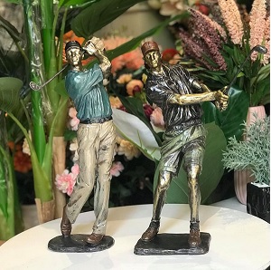 Tượng đánh golf nam trang trí (hết hàng)